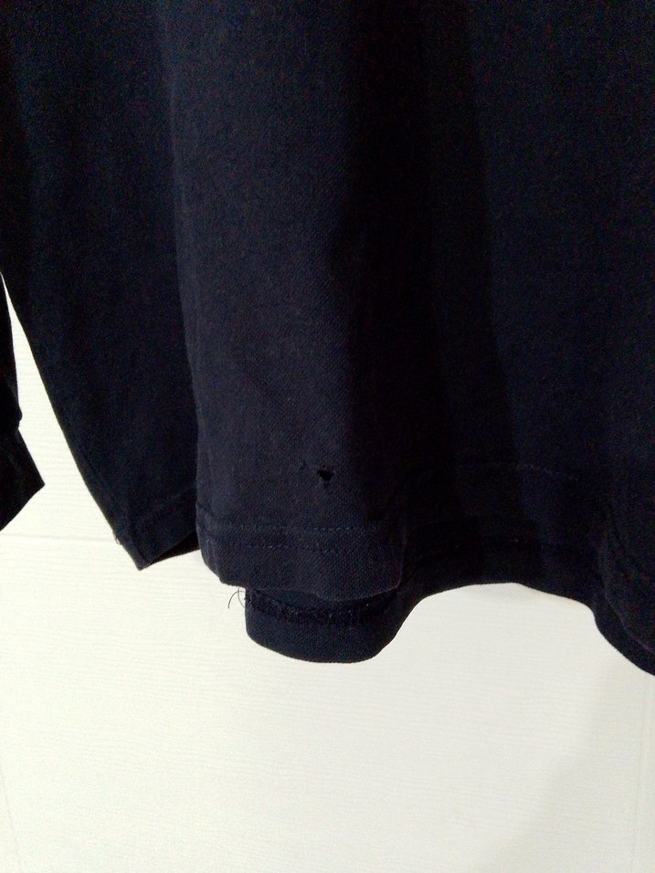 Siyah Erkek Uzun Kollu Polo Tişört - Görsel 2