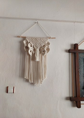 Tasarımcı Bohem Makrome Duvar Dekoru