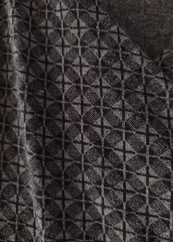 koton degaje yaka minik desenli kışlık elbise - Görsel 3