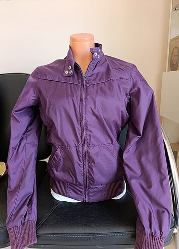 LC Waikiki LCW yağmurluk mor renkli çok şık