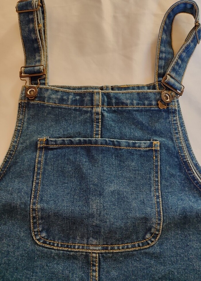 Denim co yurt dışından çok şirin kot salopet - Görsel 3