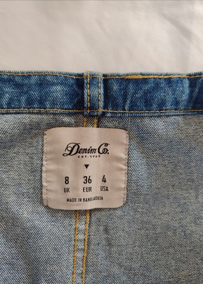 Denim co yurt dışından çok şirin kot salopet - Görsel 4