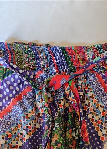 zara yurt dışından pacthwerk otantik cigaretti pantolon.. 13-14  - Görsel 4