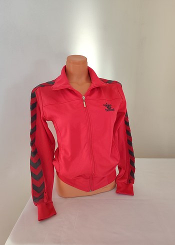 Pembe Fermuarlı Hummel Spor Ceket - Görsel 2