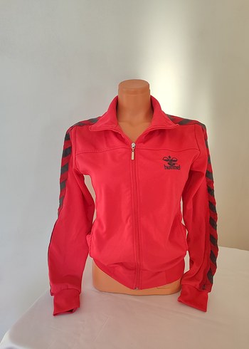 Pembe Fermuarlı Hummel Spor Ceket - Görsel 3