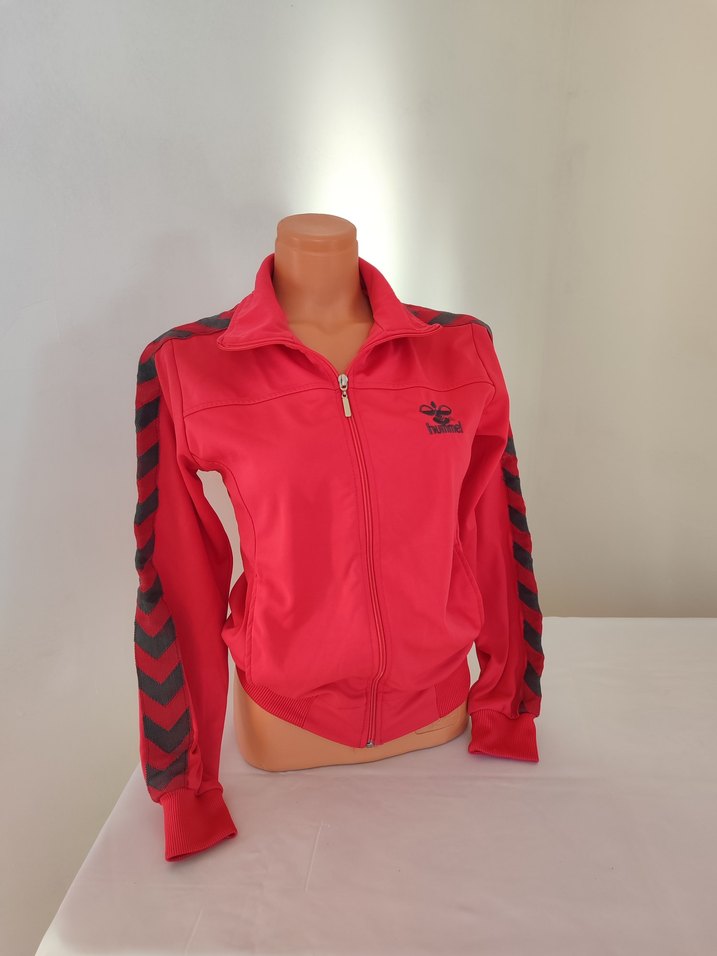 Pembe Fermuarlı Hummel Spor Ceket - Görsel 2