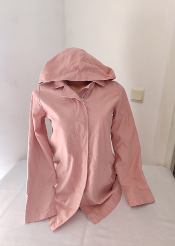 LCW pudra renk kapüşonlu spor mont.. - Görsel 3