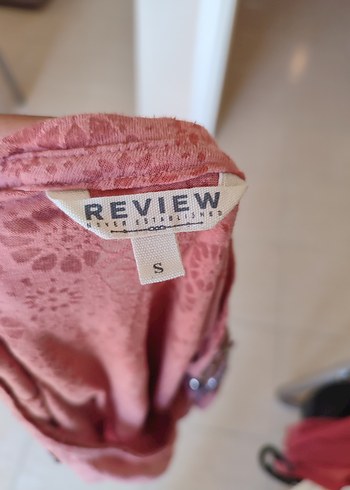 m Beden review yurt dışından zımba detaylı gül kurusu renkli tişört
