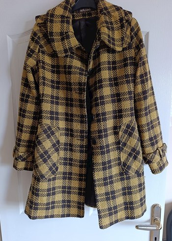 adil ışık diz üstü sarı& kahverengi renklerde manto.. - Görsel 4