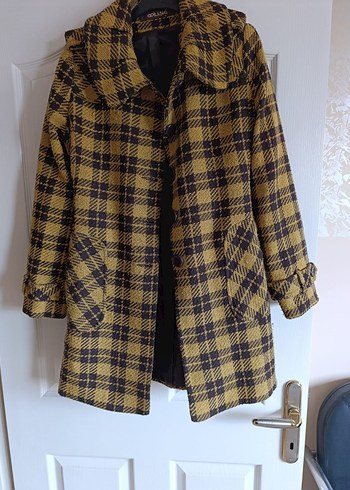 adil ışık diz üstü sarı& kahverengi renklerde manto.. - Görsel 3