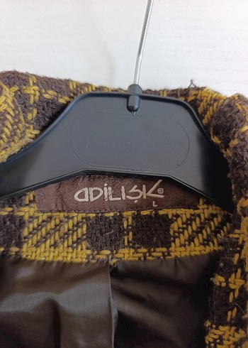 adil ışık diz üstü sarı& kahverengi renklerde manto.. - Görsel 5