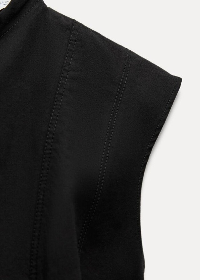 Zara siyah elbise - Görsel 2