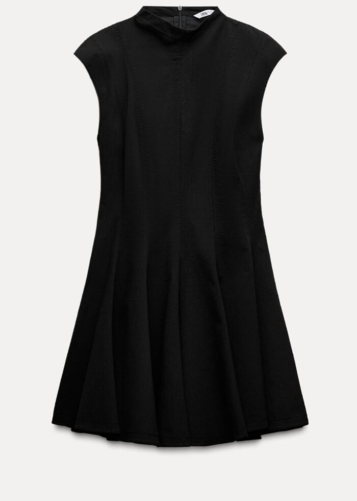 Zara siyah elbise - Görsel 3