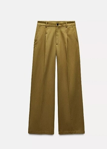 Zara pensli geniş paça pantolon