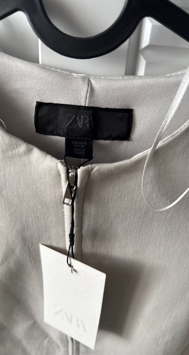 Beyaz  Midi Kadın Yelek - Görsel 4