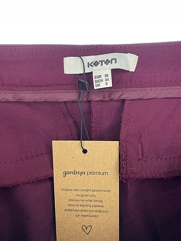 36 Beden çeşitli Renk Koton Kumaş Pantolon %70 İndirimli.