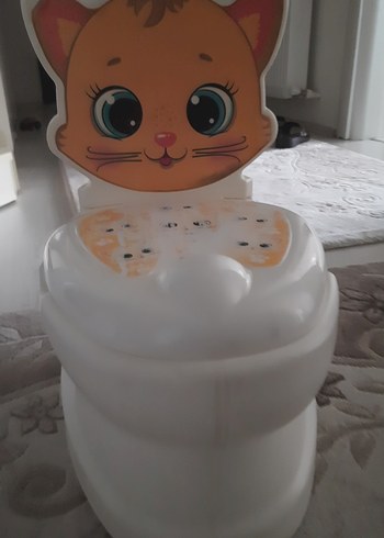 Kedi Figürlü Bebek Lazımlığı