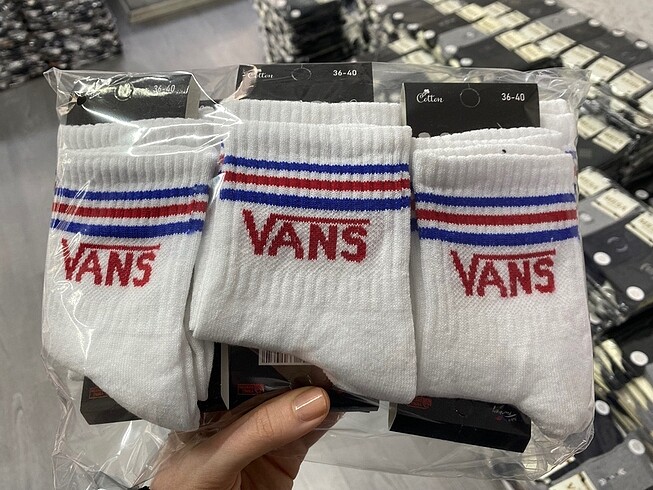 12li Vans Çorap