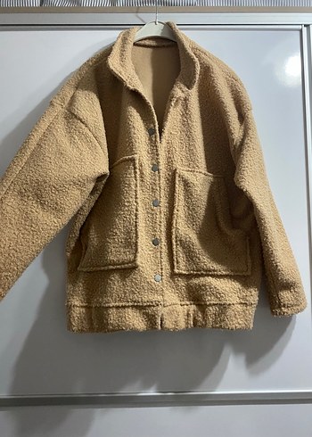 Suud Collection Düğmeli Bej Kadın Midi Ceket