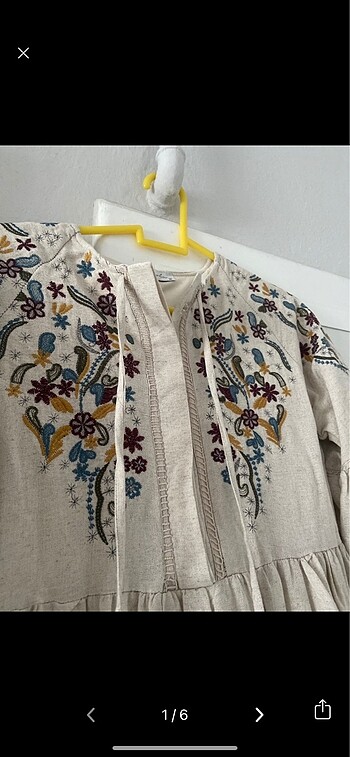 Suud Collection Keten elbise