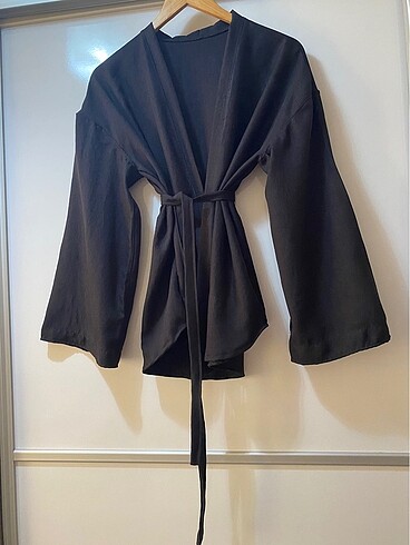 universal Beden siyah Renk Kimono