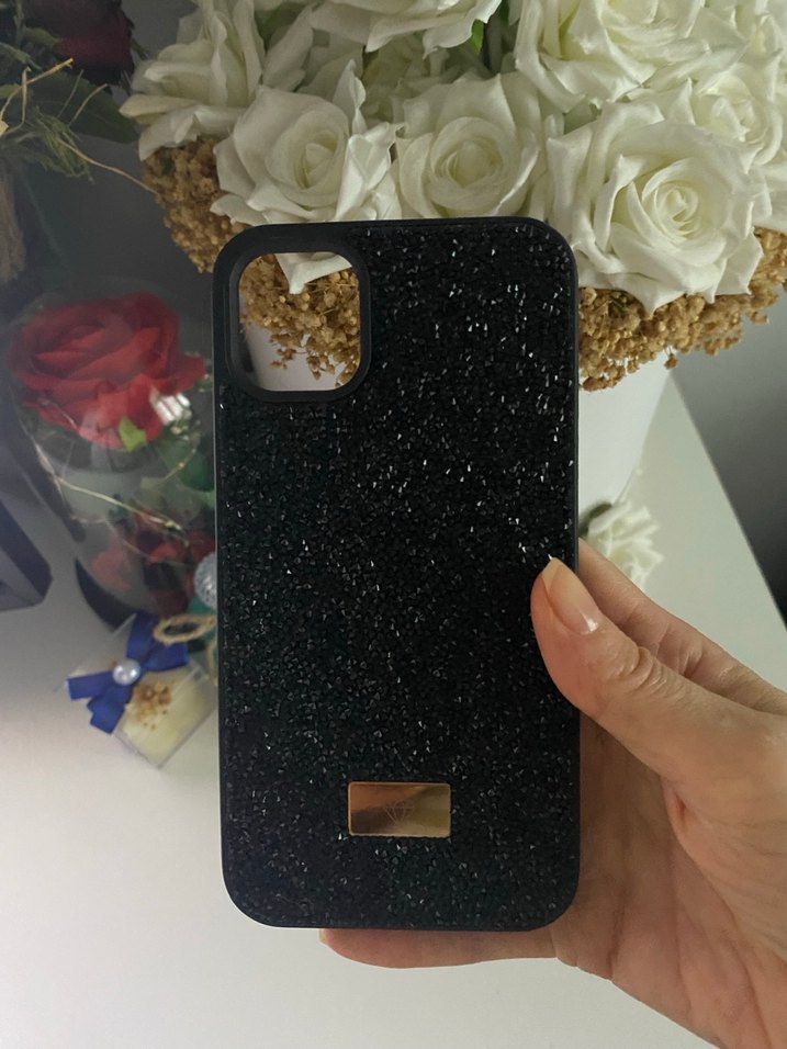 Parlak Siyah Street Wear Telefon Kılıfı - Görsel 4