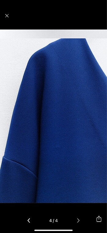 Zara Zara kruvaze drape elbise