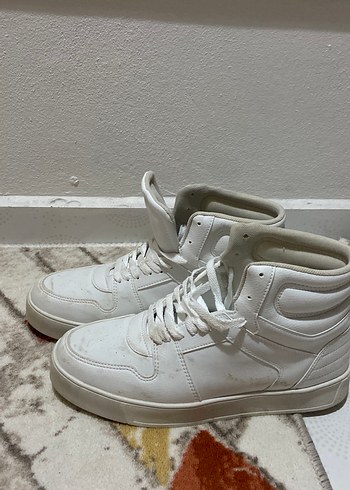 LC Waikiki Minimal Beyaz Yuksek Bilekli Sneaker
