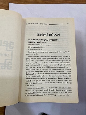  Beden Şems?ül Maârif El-Kübrâ / İmam Bin Ali el-Buni