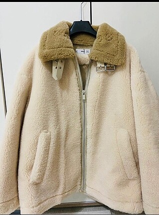 Mango oversize kürklü mont