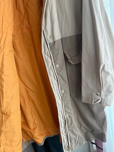 xs Beden camel Renk Pull&bear trenckot