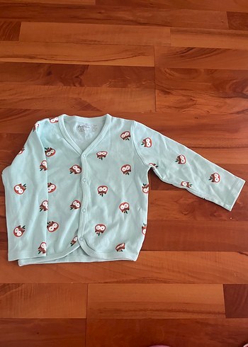 Zara Kız Çocuk Gri Uzun Kollu Desenli Hırka