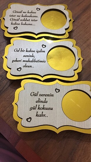 6 kişilik Fincan altlığı