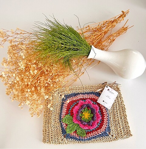 Renkli clutch çanta