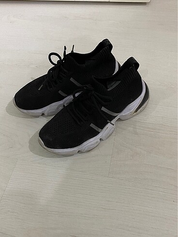 Siyah Spor Ayakkabısı Sneakers