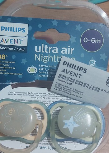 Philips Avent Ultra Air Emzik 0-6 Ay Bej