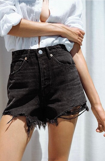 Zara jean şort
