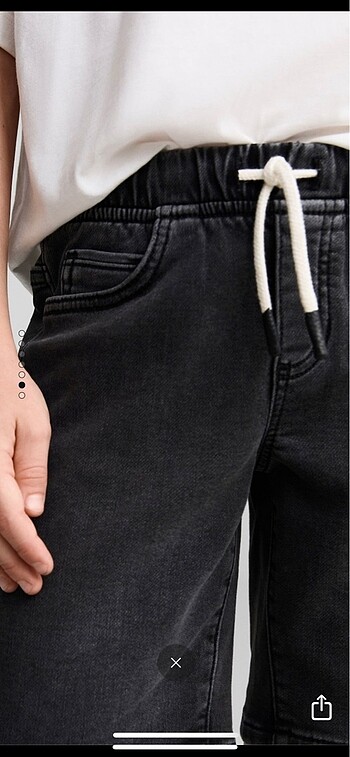 10 Yaş Beden Mango çocuk jean şort