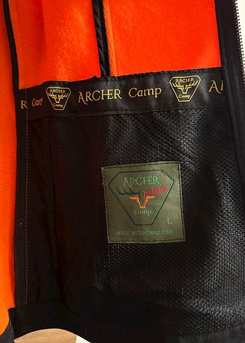 Turuncu Fermuarlı Kadın Polar Ceket - Görsel 4