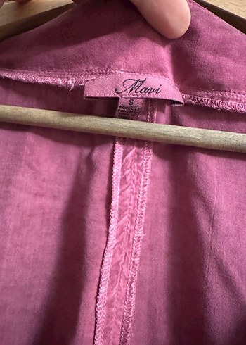 Mavi marka yazlık bluz - Görsel 4