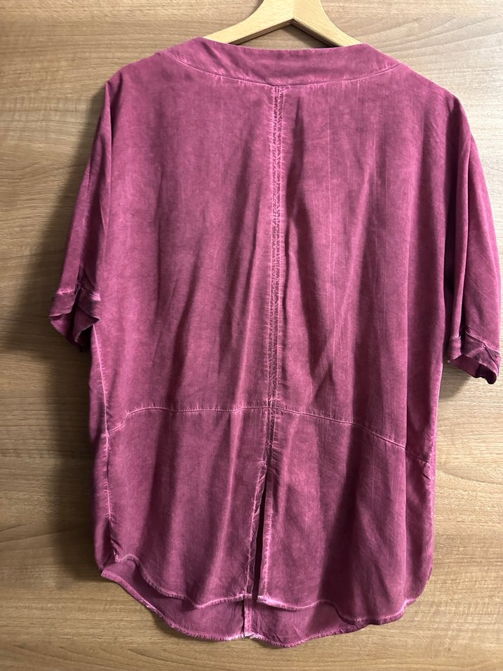 Mavi marka yazlık bluz - Görsel 2