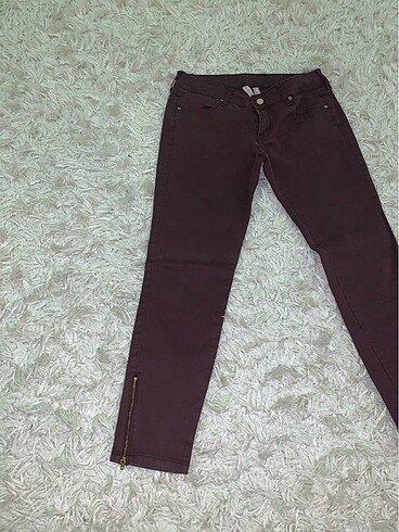 40 Beden bordo Renk Mango pantolon