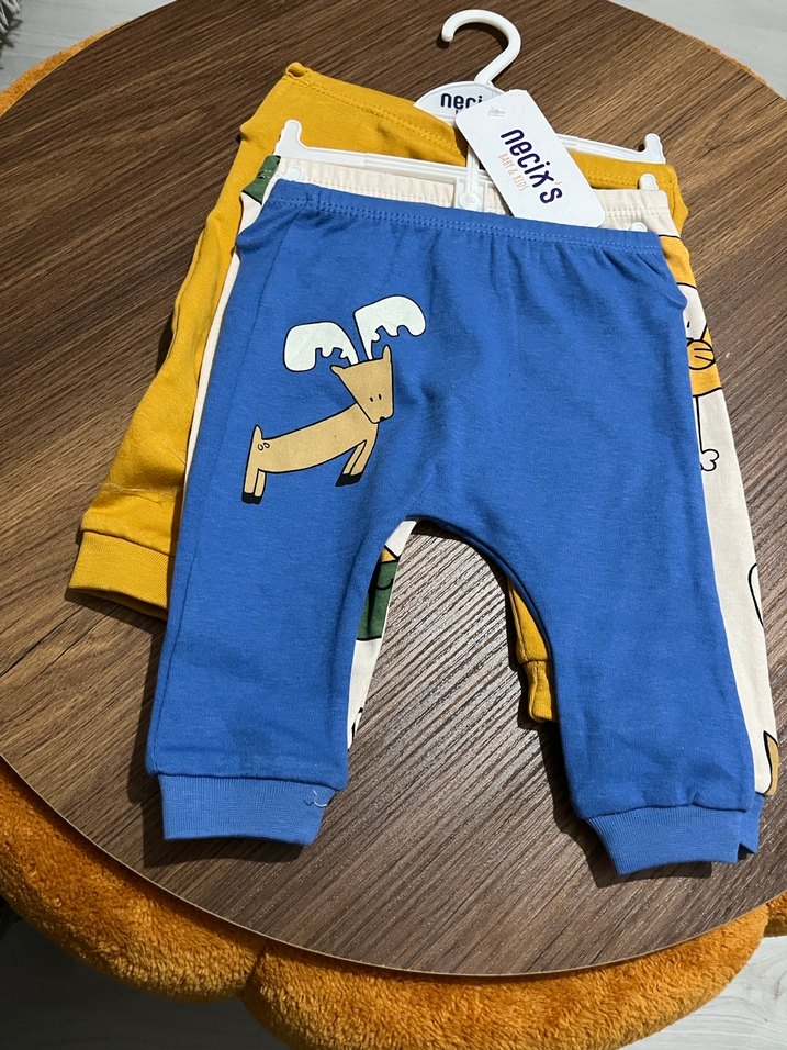 Mavi Uzun Kollu Erkek Bebek Body - Görsel 2