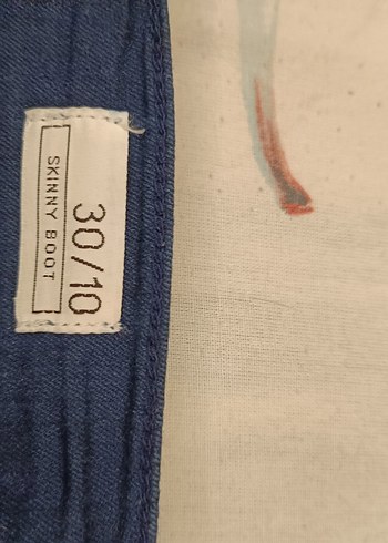 Düğmeli Koyu Mavi likraliKot Pantolon - Görsel 3