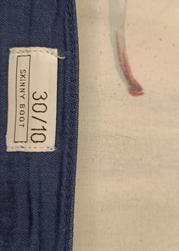 Düğmeli Koyu Mavi likraliKot Pantolon - Görsel 5