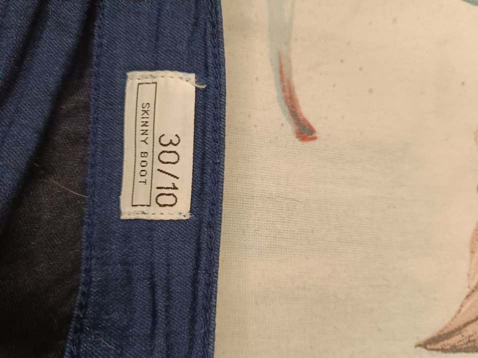 Düğmeli Koyu Mavi likraliKot Pantolon - Görsel 3