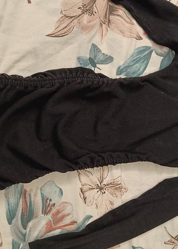 Siyah Drapeli Yüksek Yakalı yandan bağlamalı elbise - Görsel 2