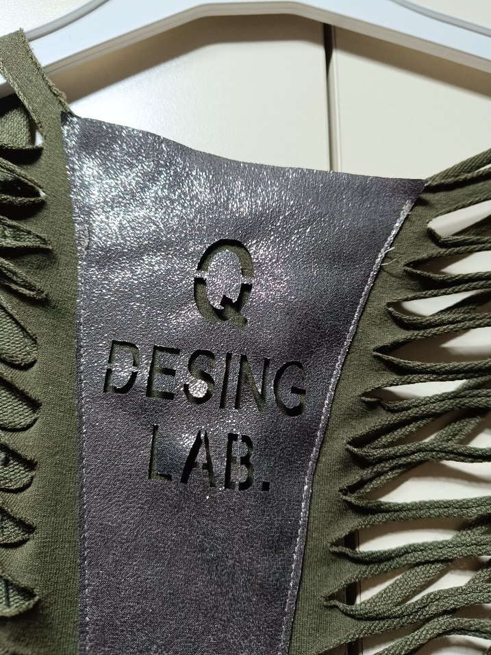 yeşil Yılan Desenli Strappy Midi Triko Elbise - Görsel 4