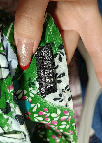 Renkli Desenli Bohem Etek - Görsel 3