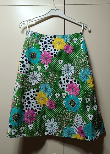 Renkli Desenli Bohem Etek - Görsel 2